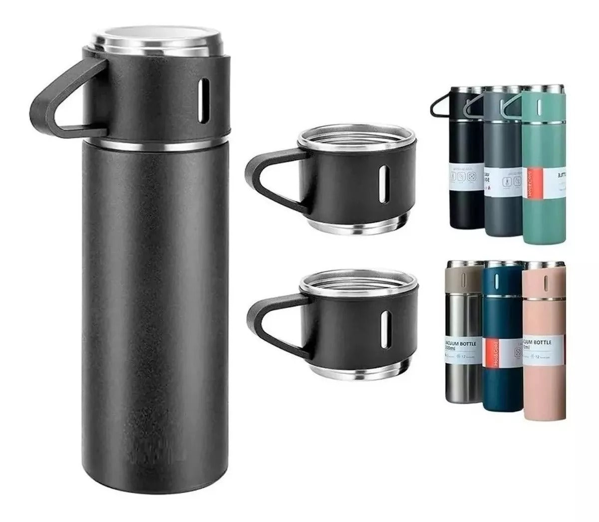 Set Termo 3 Tazas 500ml Frio Caliente