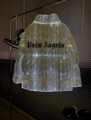 🧥 Chaqueta Moncler Maya 70 by Palm Angels – Blanco Brillante / S - M - L - XL / CALIDAD LX 🔥