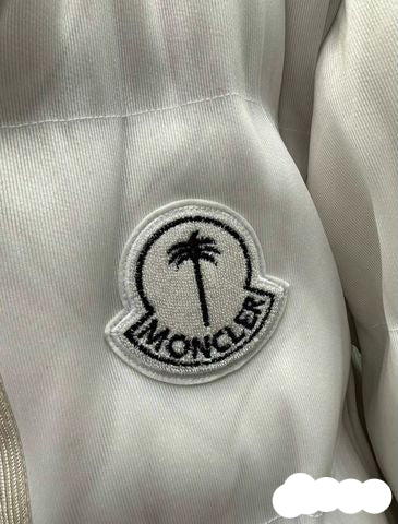 🧥 Chaqueta Moncler Maya 70 by Palm Angels – Blanco Brillante / S - M - L - XL / CALIDAD LX 🔥
