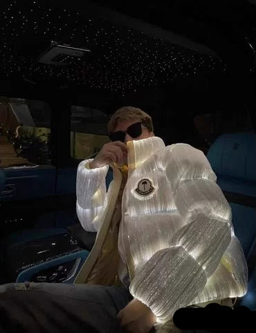 🧥 Chaqueta Moncler Maya 70 by Palm Angels – Blanco Brillante / S - M - L - XL / CALIDAD LX 🔥