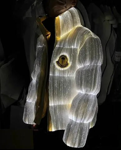 🧥 Chaqueta Moncler Maya 70 by Palm Angels – Blanco Brillante / S - M - L - XL / CALIDAD LX 🔥