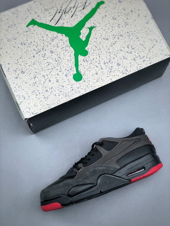 Nike Air Jordan 4 Retro RM Negro / 36 - 47 / CALIDAD G5 - PK - LX 🔥