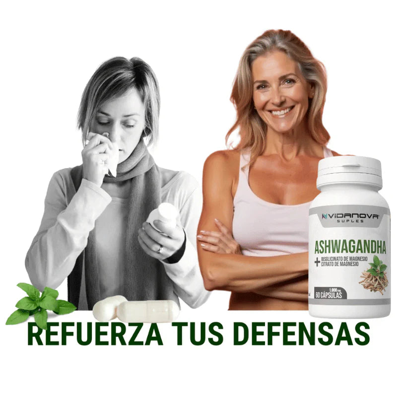 🌱🔥 Pure Ashwagandha™ 🔥🌱+ Magnesio 1000mg 60 CAPS 💯 ORIGINAL💯🔥 (NO CONTAMOS CON IMITACIONES) 🔥
