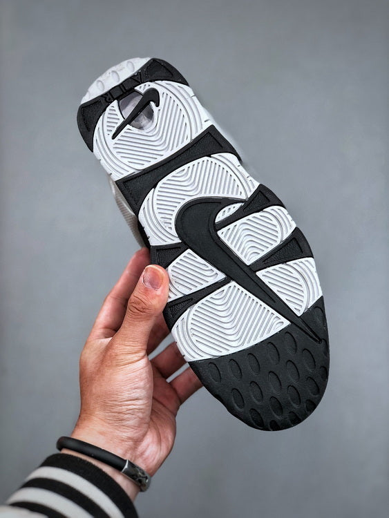 Nike Air More Uptempo Low Negra y Blanco / 36 - 47 / CALIDAD G5 - PK - LX 🔥