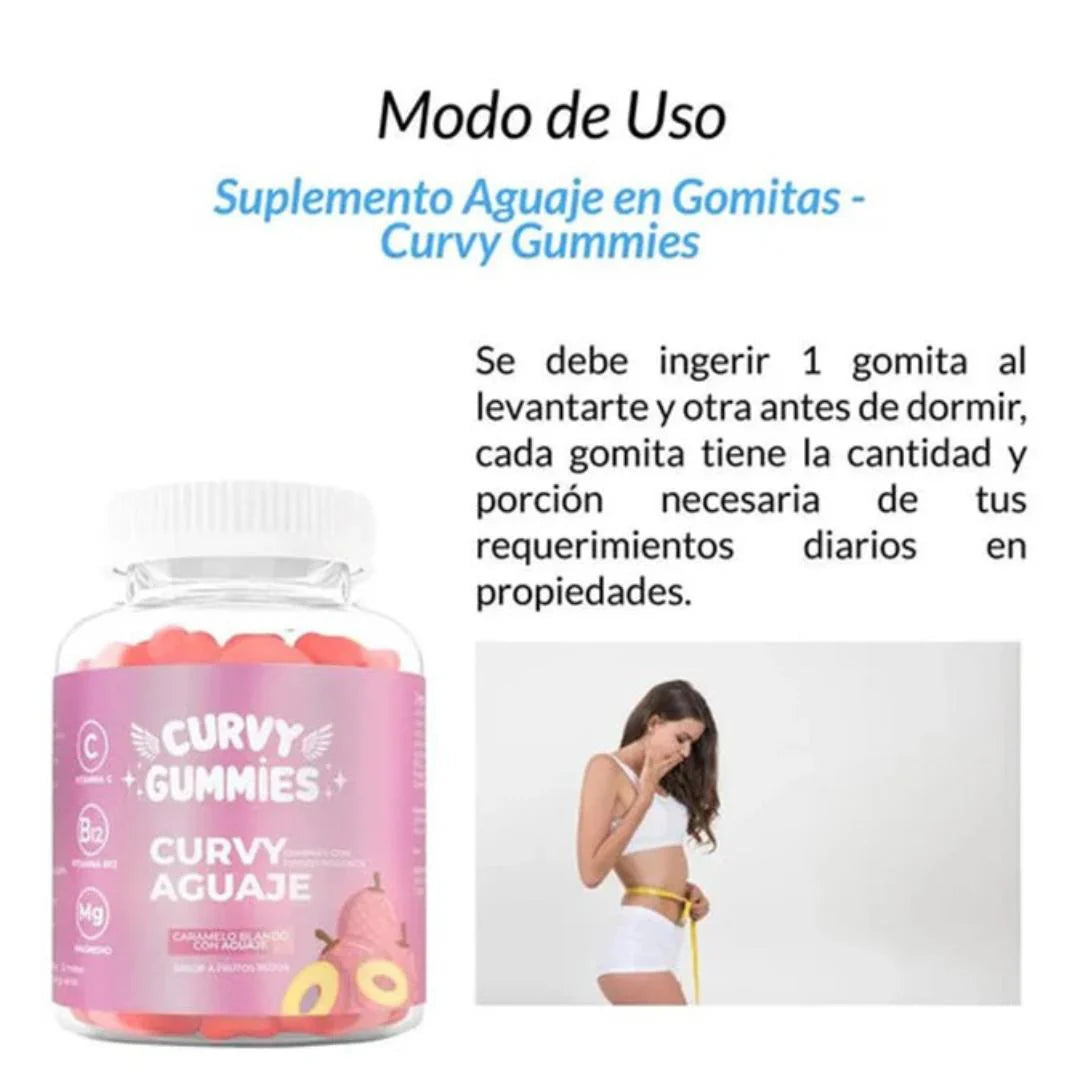 🩷🍬 GlowCurvesᵀᴹ 🍬🦋CURVY GUMMIES 60 🔥(NO CONTAMOS CON IMITACIONES) 🔥