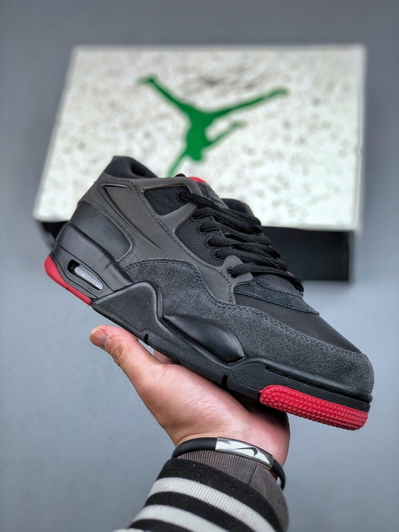 Nike Air Jordan 4 Retro RM Negro / 36 - 47 / CALIDAD G5 - PK - LX 🔥