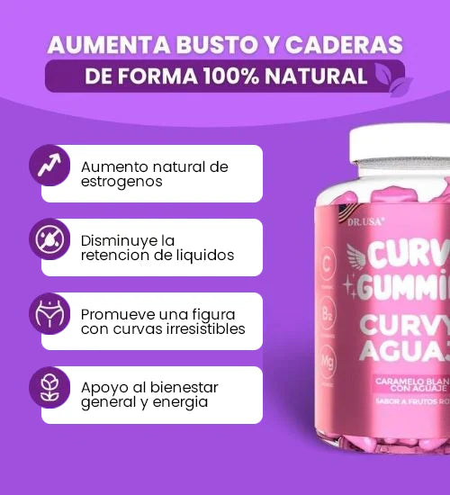 🩷🍬 GlowCurvesᵀᴹ 🍬🦋CURVY GUMMIES 60 🔥(NO CONTAMOS CON IMITACIONES) 🔥