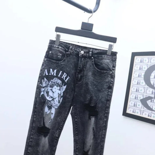 Jeans Vaqueros AMIRI Negro / 32 - 50 / CALIDAD PK LX 🔥