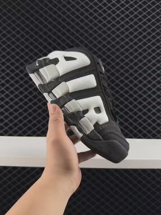 Nike Air More Uptempo Low Negra y Blanco / 36 - 47 / CALIDAD G5 - PK - LX 🔥