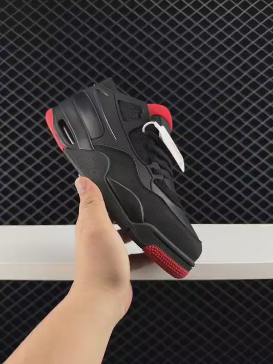 Nike Air Jordan 4 Retro RM Negro / 36 - 47 / CALIDAD G5 - PK - LX 🔥