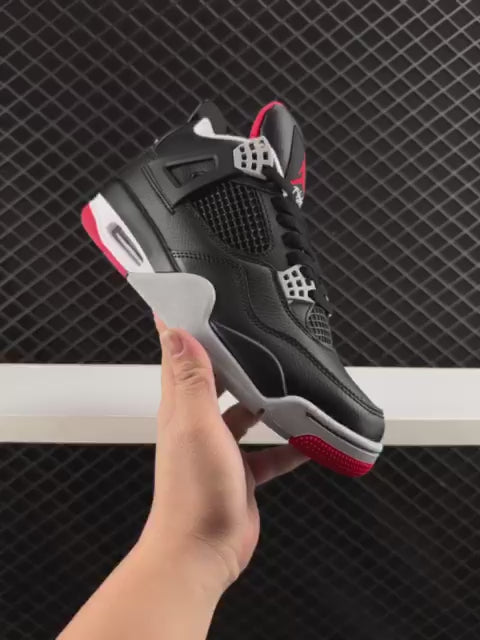Air Jordan 4 Retro "Bred Reimagined" / 40 - 47.5 / CALIDAD G5 - PK - LX 🔥
