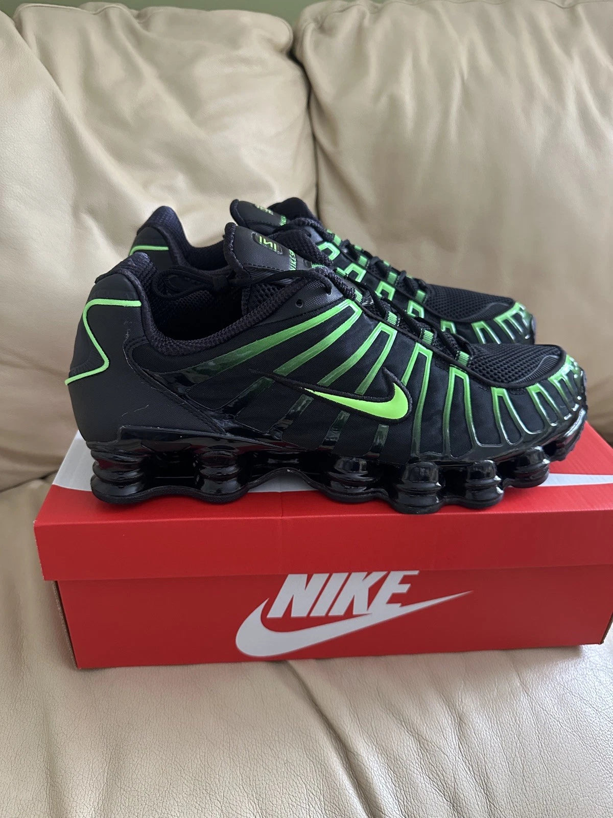 Nike Shox TL “Camaleón” Negras / 40 - 47 / CALIDAD G5 - PK - LX 🔥