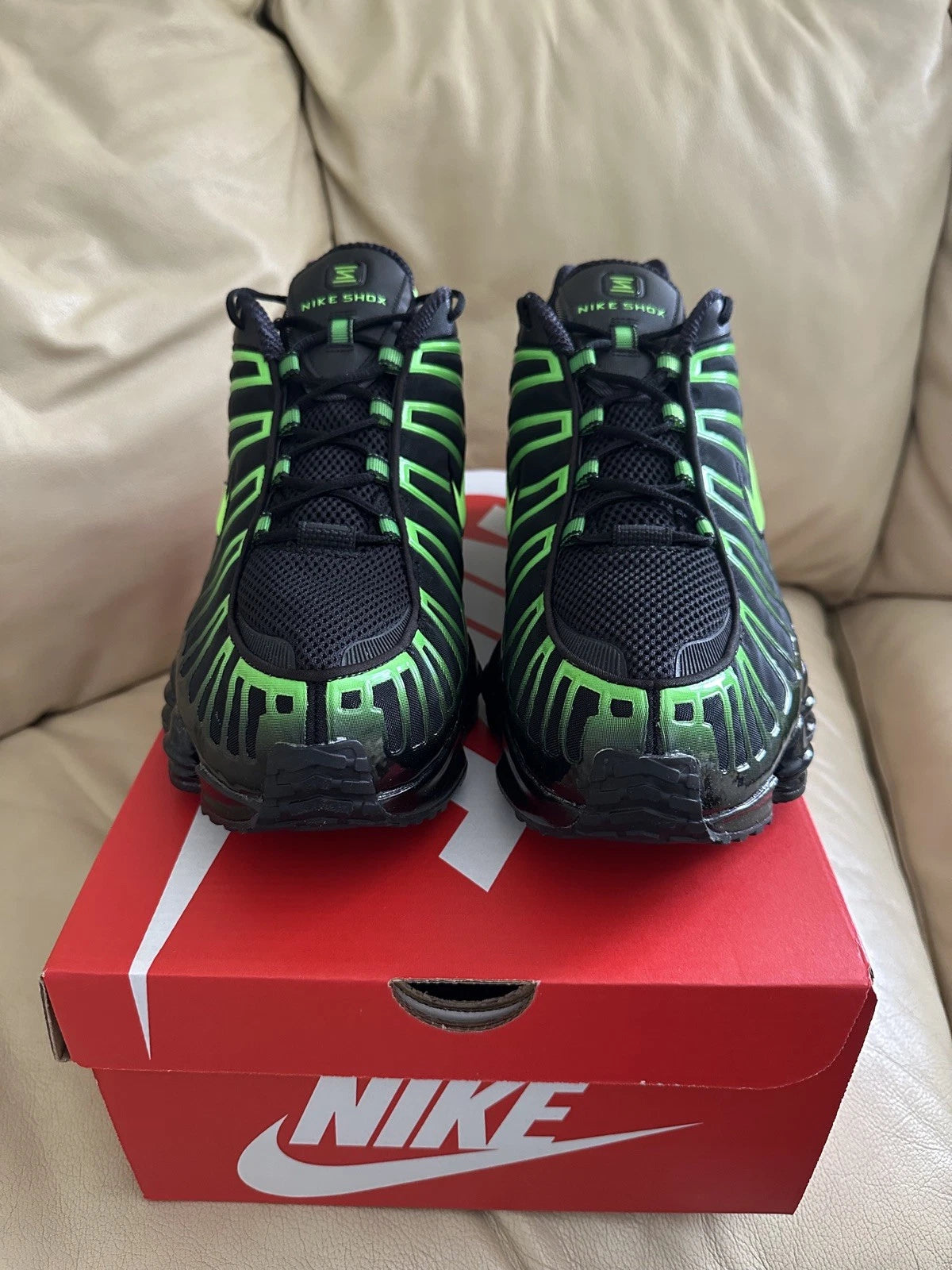 Nike Shox TL “Camaleón” Negras / 40 - 47 / CALIDAD G5 - PK - LX 🔥