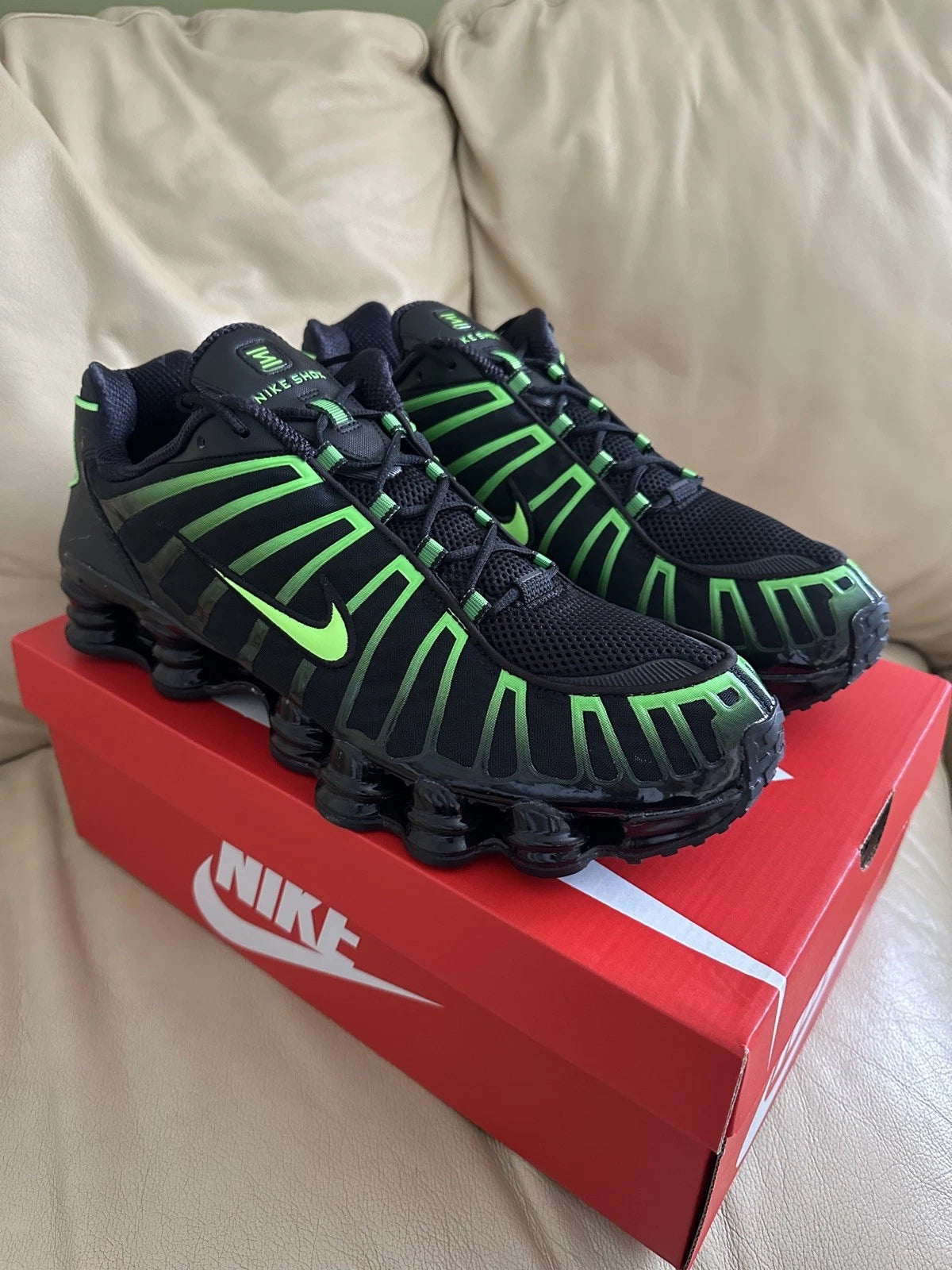 Nike Shox TL “Camaleón” Negras / 40 - 47 / CALIDAD G5 - PK - LX 🔥